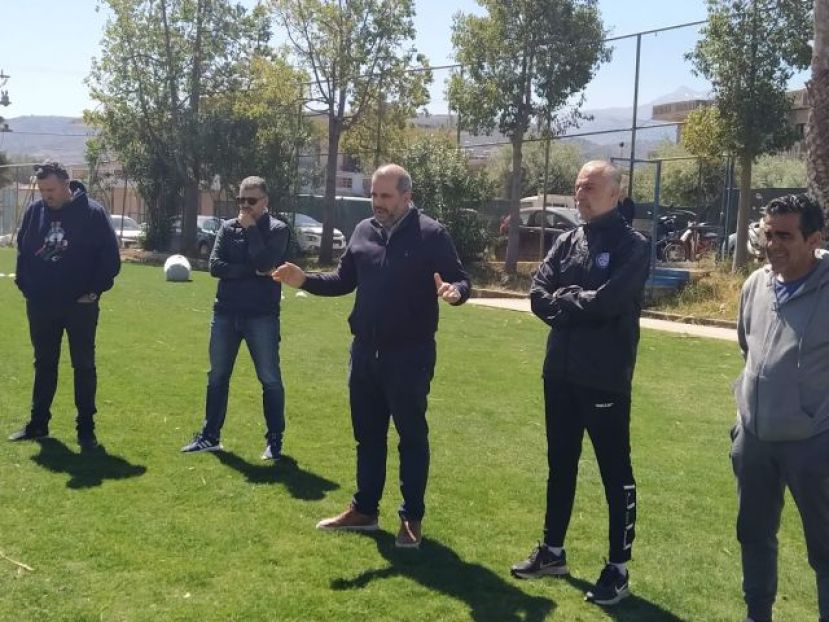Στην προπόνηση ο Ροκάκης
