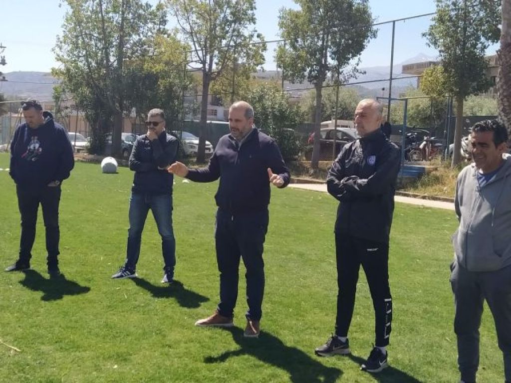 Στην προπόνηση ο Ροκάκης