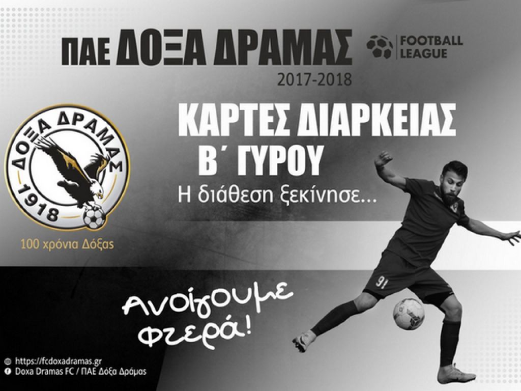 Κάρτες διαρκείας β’ γύρου