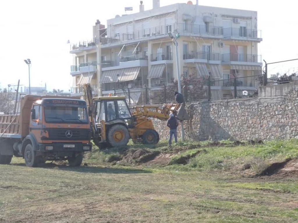 Έργα στο βοηθητικό της Νίκης