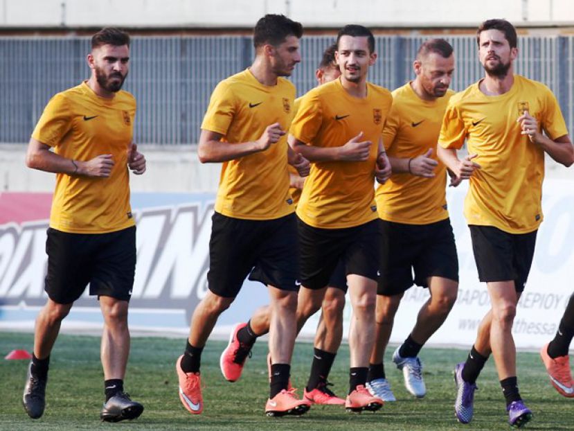 Προπόνηση με Αναγνωστόπουλο