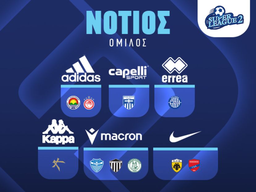 Β’ Όμιλος: Οι εταιρίες ένδυσης των ομάδων