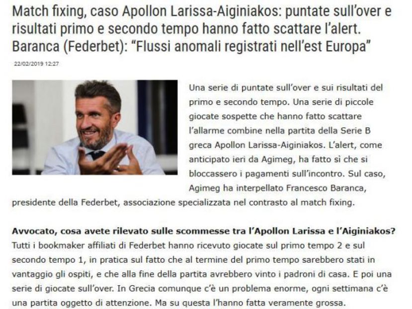 «Μεγάλο πρόβλημα στην Ελλάδα»