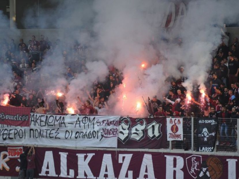«Ύμνοι» και… επίθεση από ΑΕΛ