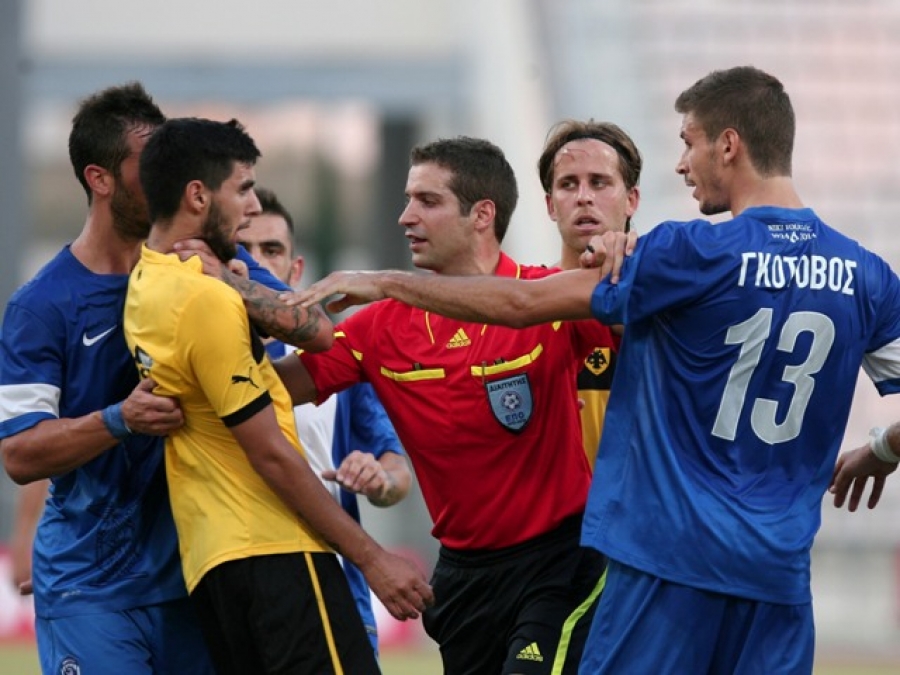 Ήττα (1-0) με… καραμπόλα