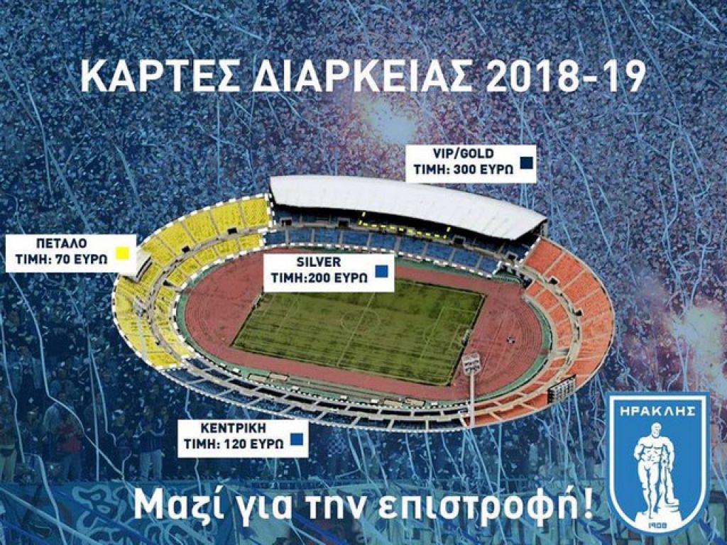 Διαρκείας από τα γραφεία της ΠΑΕ
