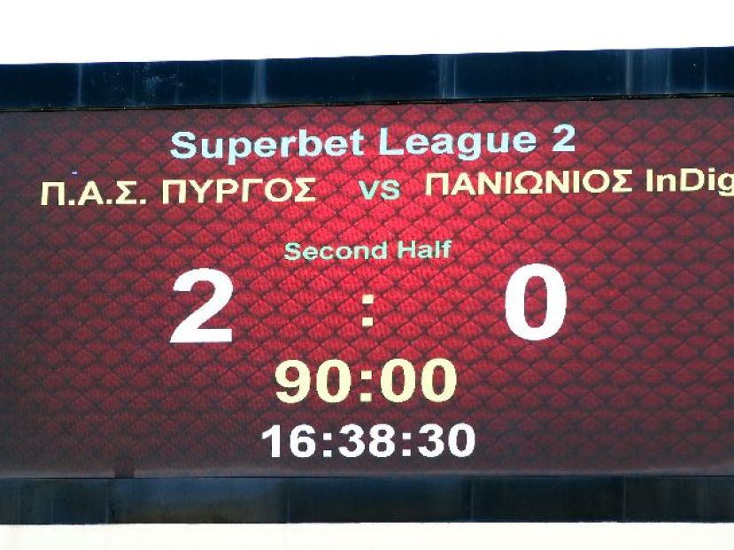 Πύργος – Πανιώνιος 2-0 (video)
