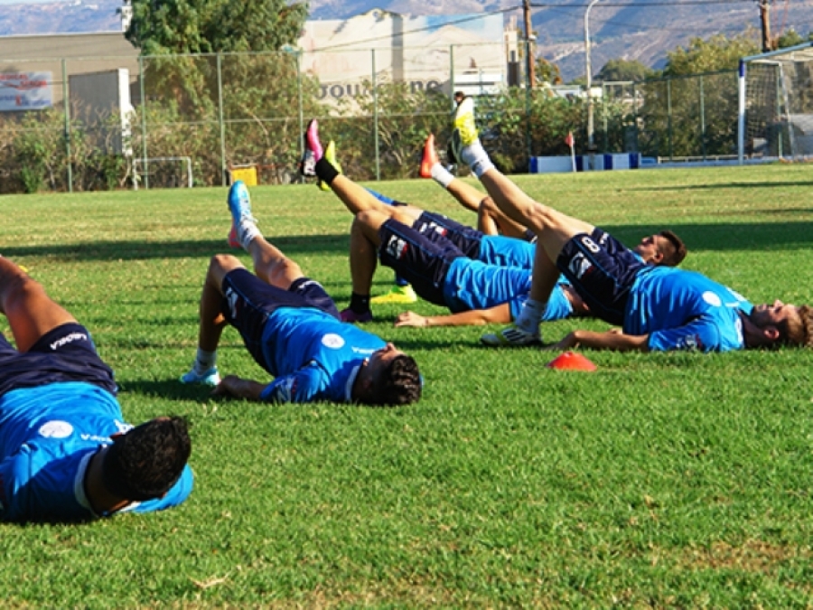 Σε δύο γκρουπ η προπόνηση