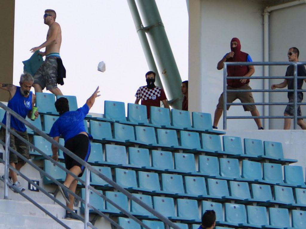 Επεισόδια στο Πανθεσσαλικό (photos)