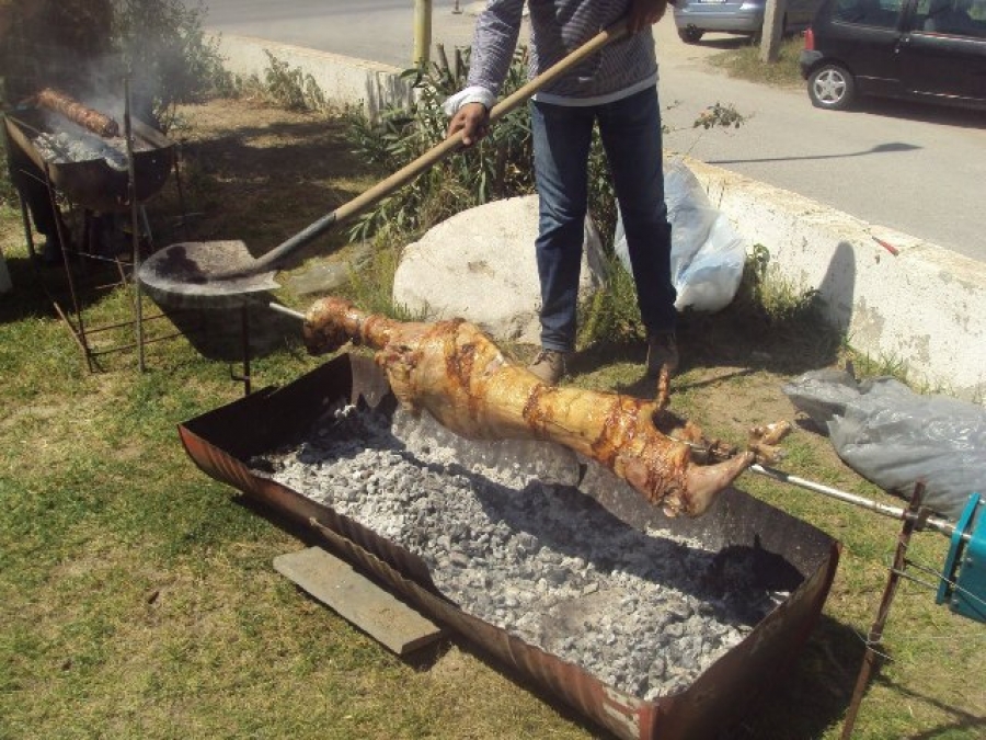 Σουβλίζουν οι ποδοσφαιριστές!