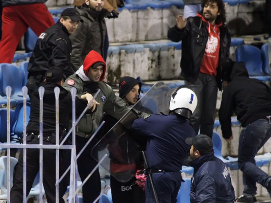 Επεισόδια στη Λαμία (photos)