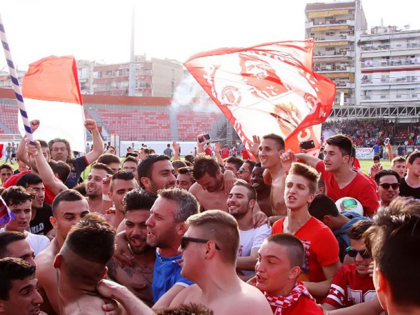 Φιέστα για την άνοδο στις Σέρρες