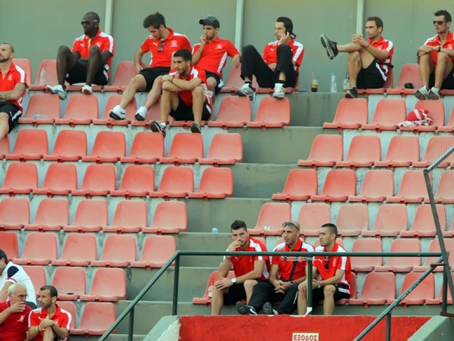Τα «λιοντάρια» στην εξέδρα