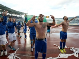 Το γλέντι των πρωταθλητών (video)