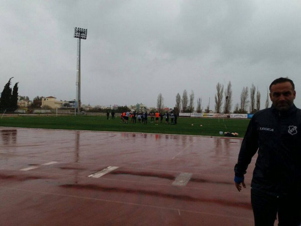 Στα Μέγαρα με βροχή ο ΟΦΗ