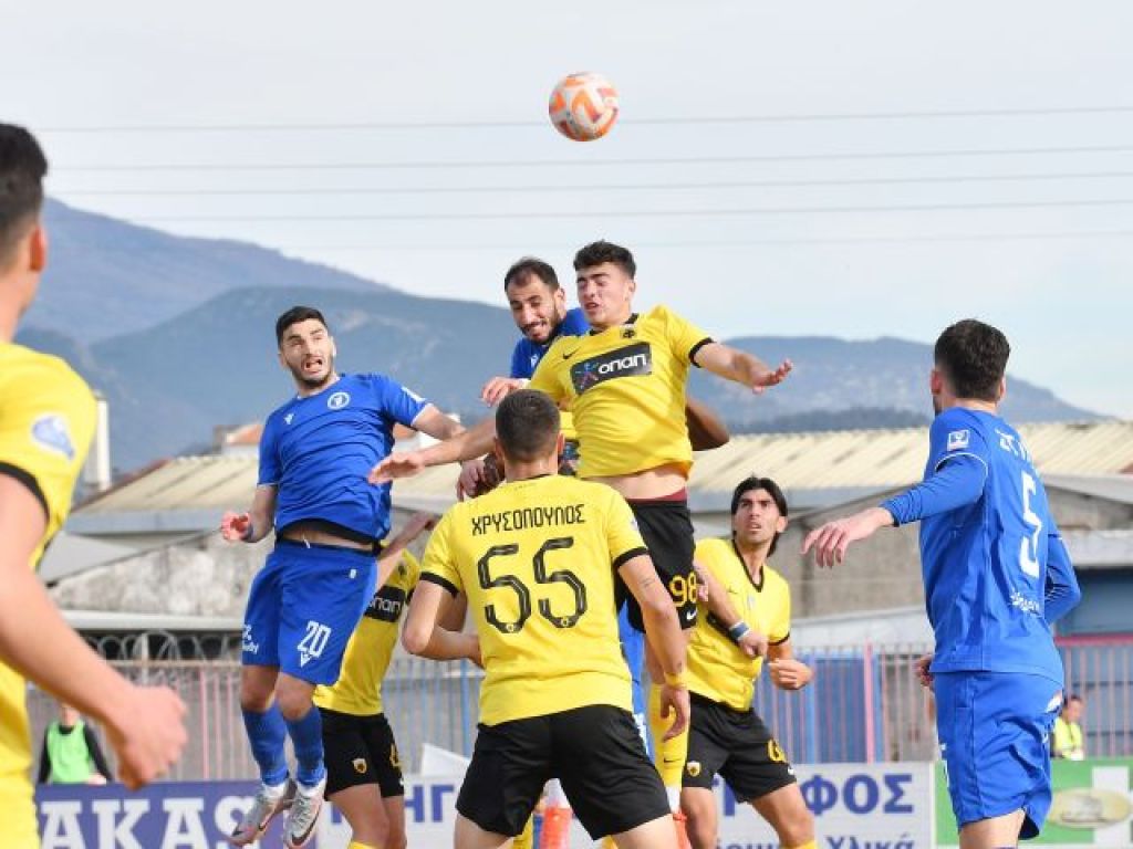 Νίκη Βόλου – ΑΕΚ Β 1-1 (vid)