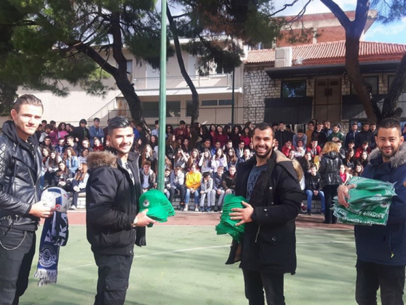 Στο 1ο Γυμνάσιο η ΑΕ Καραϊσκάκης