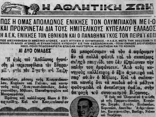 Κόντρες Κυπέλλου από το 1931